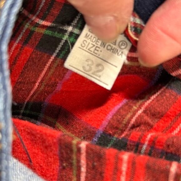 RARE BiePa Jeans 1971 Patchwork Distressed Jeans Size 32 - Picture 5 of 12